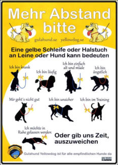 Gelbe Schleife - Gulahund - Was ist das?